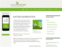 Tablet Screenshot of entdeckerrouten.org